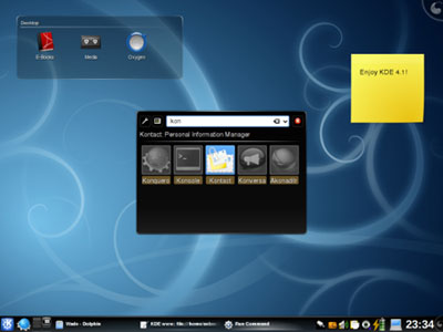 KDE 4.1 desktop